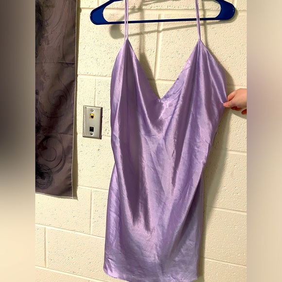 Vintage Lilac Party Dress - Picture 1 of 2